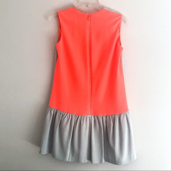 BRAND NEW RAOUL fluoro orange & grey runway dress - Picture 5 of 6